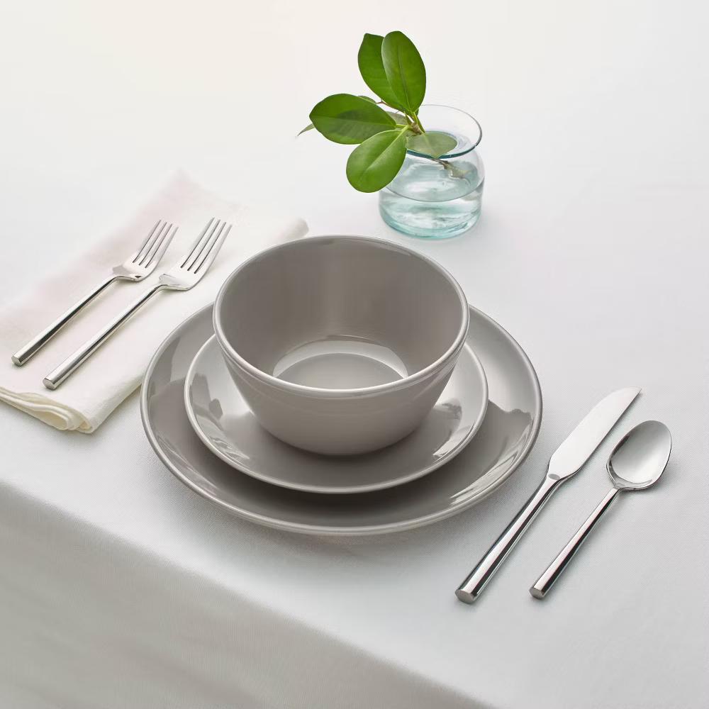 12pc Stoneware Avesta Dinnerware Set - Image 15