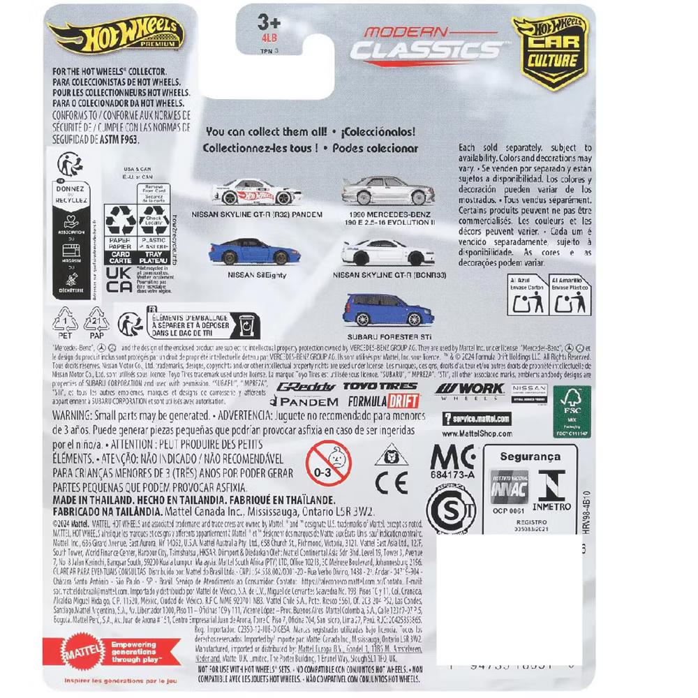 Nissan SilEighty Blue Metallic "Modern Classics" Series Diecast Model Car - Image 2