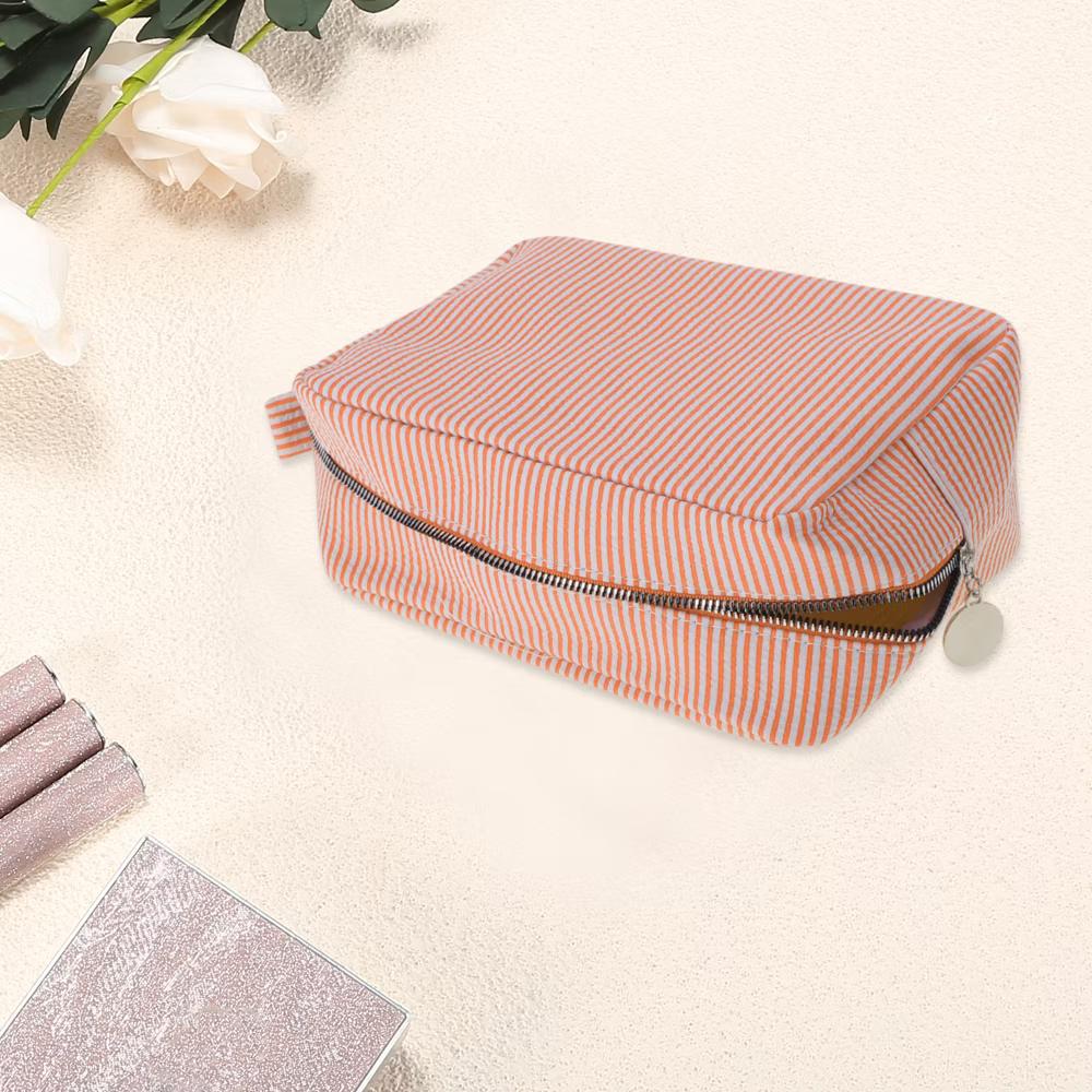 Large Striped Pattern Makeup Bag 1Pc - Image 29