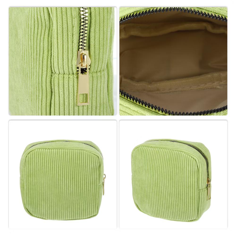 Portable Solid Color Cosmetic Bag 1 Pc - Image 9