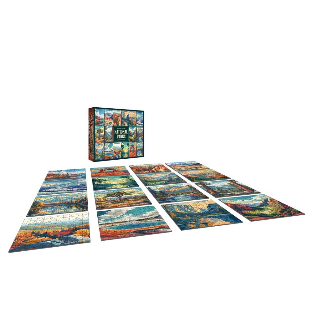 National Parks 16-Pack 100 Piece Jigsaw Puzzle Box Set - 1600 Total Pieces - Image 2
