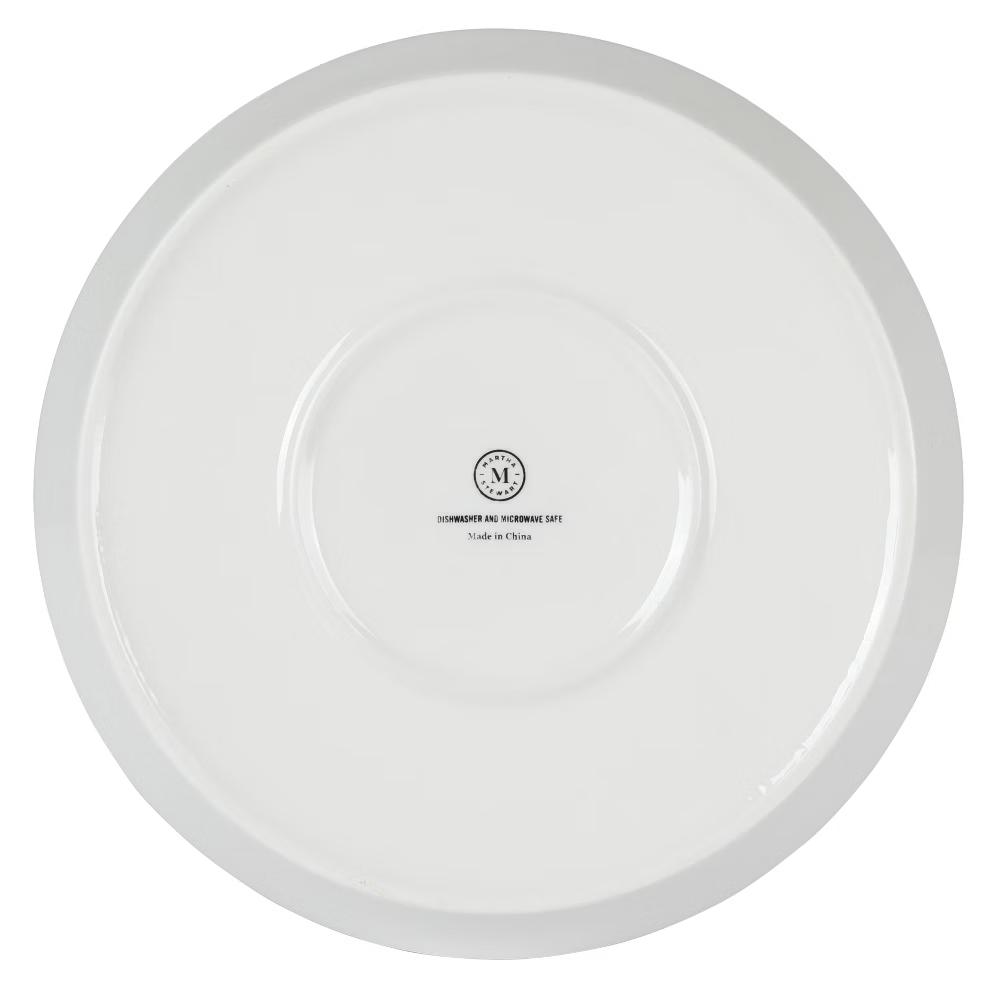 Martha Stewart Selma Chip & Scratch Resistant Dinnerware Set, Plates and Bowls Dishes Set - Image 5
