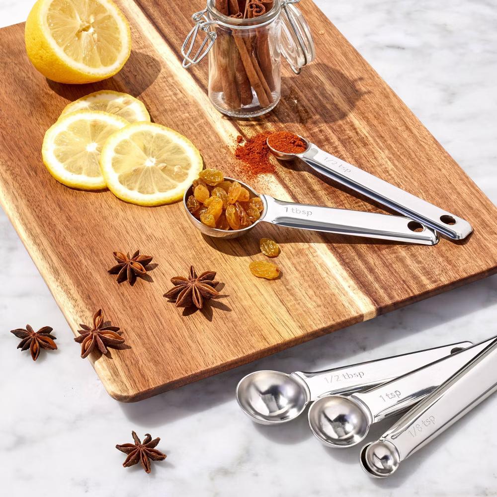 6pc Stainless Steel Measuring Spoons - Image 8
