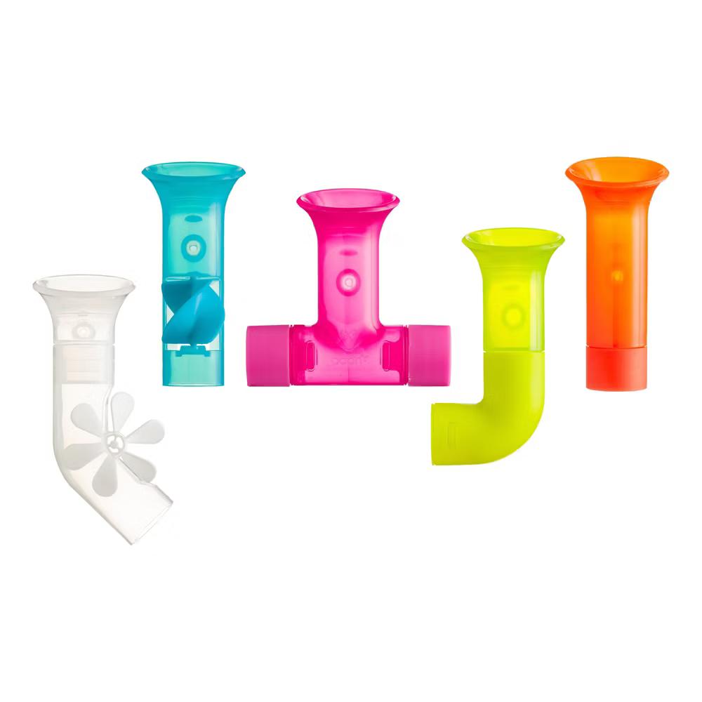 Boon BUNDLE Building Toddler Bath Tub Toy with Pipes Cogs and Tubes: BPA-Free, Creative Thinking, Motion, Spinning Shapes - Image 5