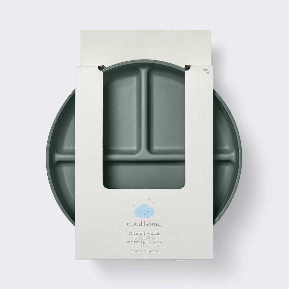 Divided Plate - 3pk Blue/Green - Image 3