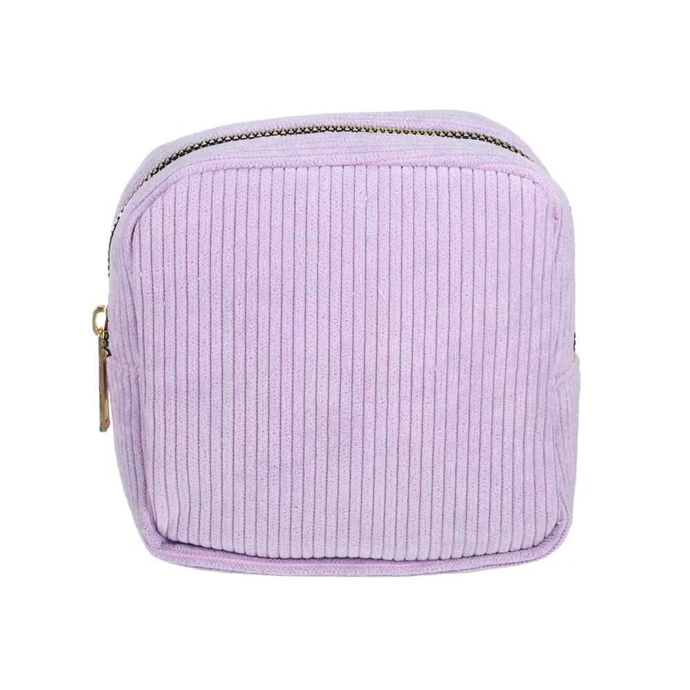 Portable Solid Color Cosmetic Bag 1 Pc - Image 19