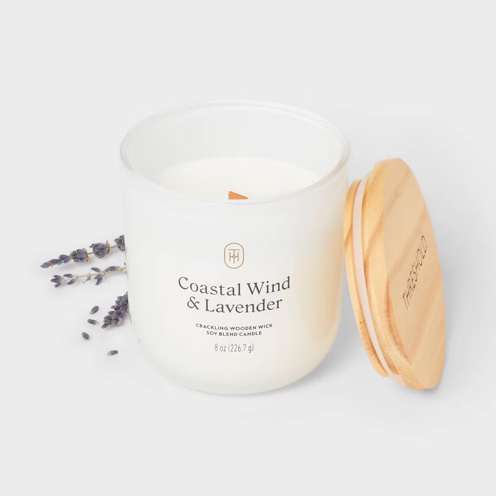 Glass Wooden Wick Jar Candle - Image 13