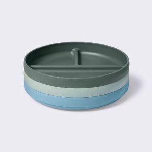 Divided Plate - 3pk Blue/Green