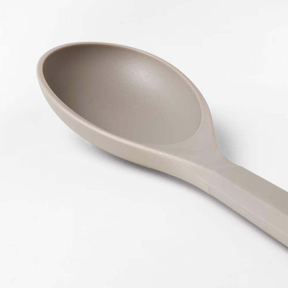 Soft Grip Nylon Spoon Gray - Image 2