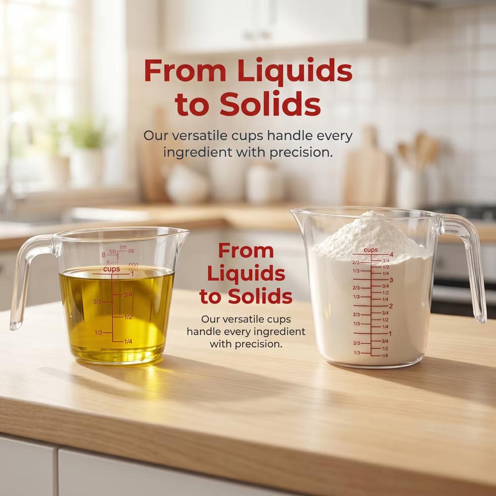 Measuring Cup, Liquid PS Material Measuring Cup for Measuring and Pouring without Spilling - Image 12