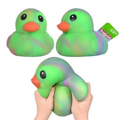 Jumbo Squeezy Ducks - Tie Dye Green - Image 5