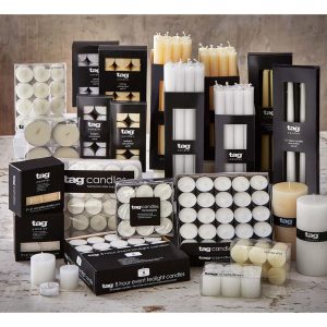 tagltd Color Studio Unscented White Paraffin Wax Tealight Candles Set of 100 Burn Time 4.5 hours