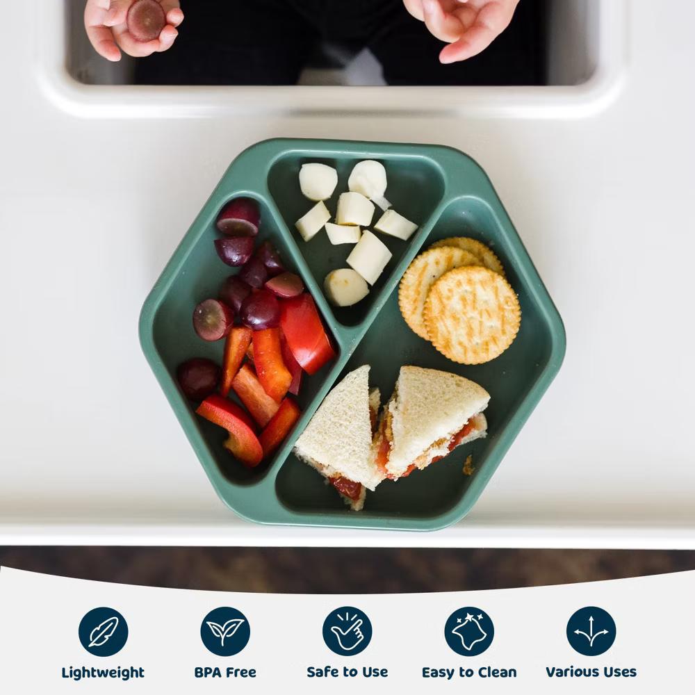 Silicone Suction Divided Plate Baby/Toddler Dish for Independent Eating - Image 30