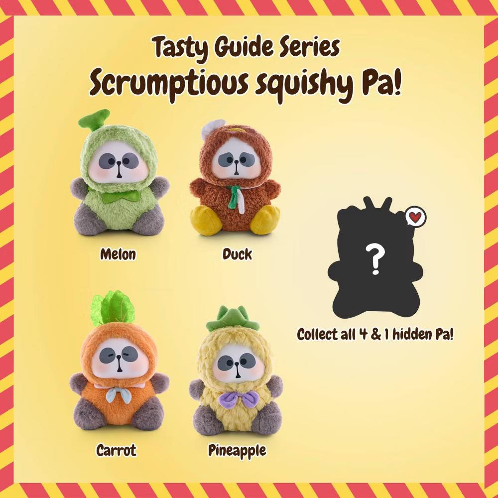 Mr. Pa 200% Tasty Guide Series 9" Collectible Large Stuffed Panda Surprise Blind Box - Image 4