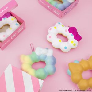 SquiSHU Squishy Toy Mochi Donut Slow Rising Soft Relief Stress Fidget Toy
