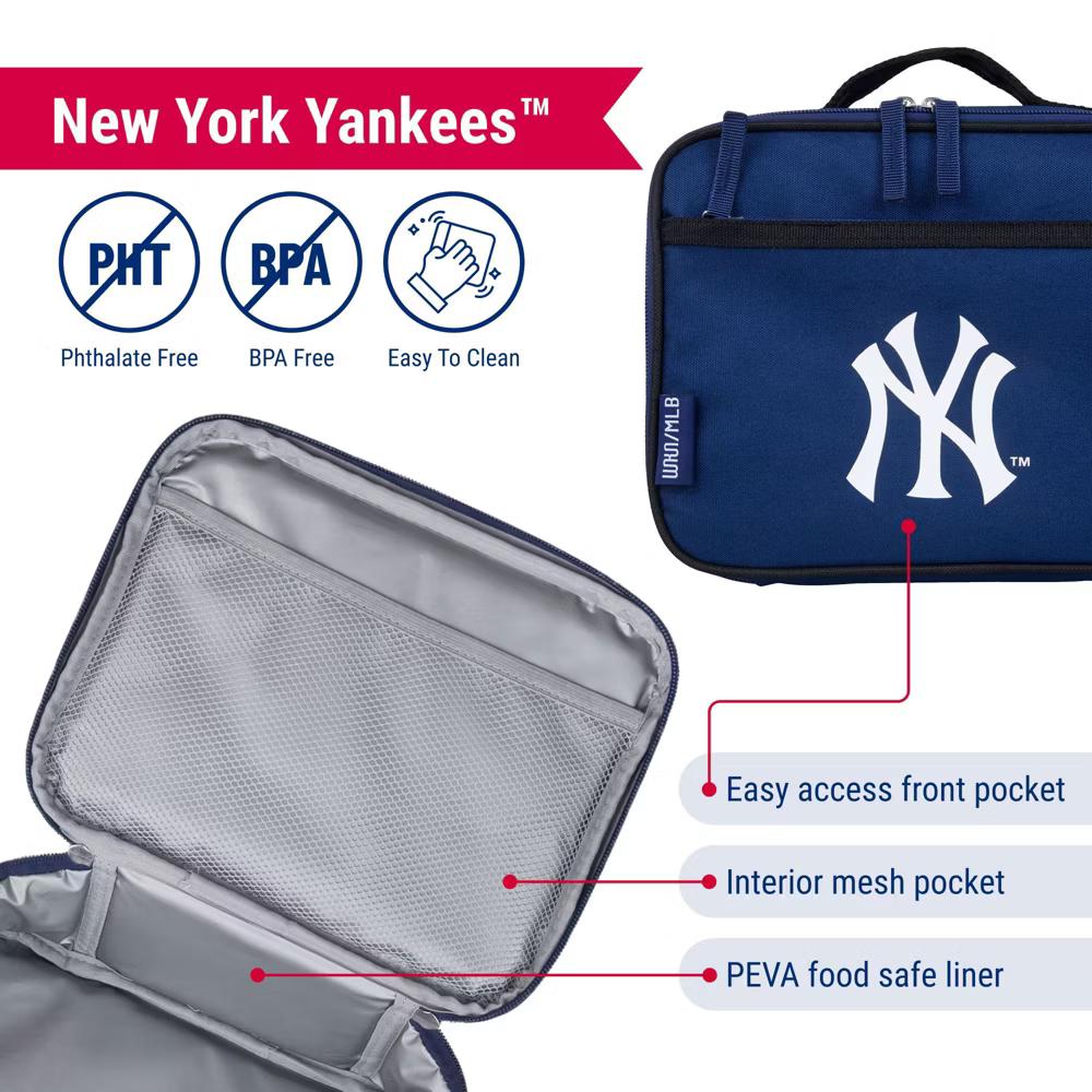 Wildkin MLB Major League Baseball Insulated Lunch Box – Durable and Reusable for School & Travel - Image 48