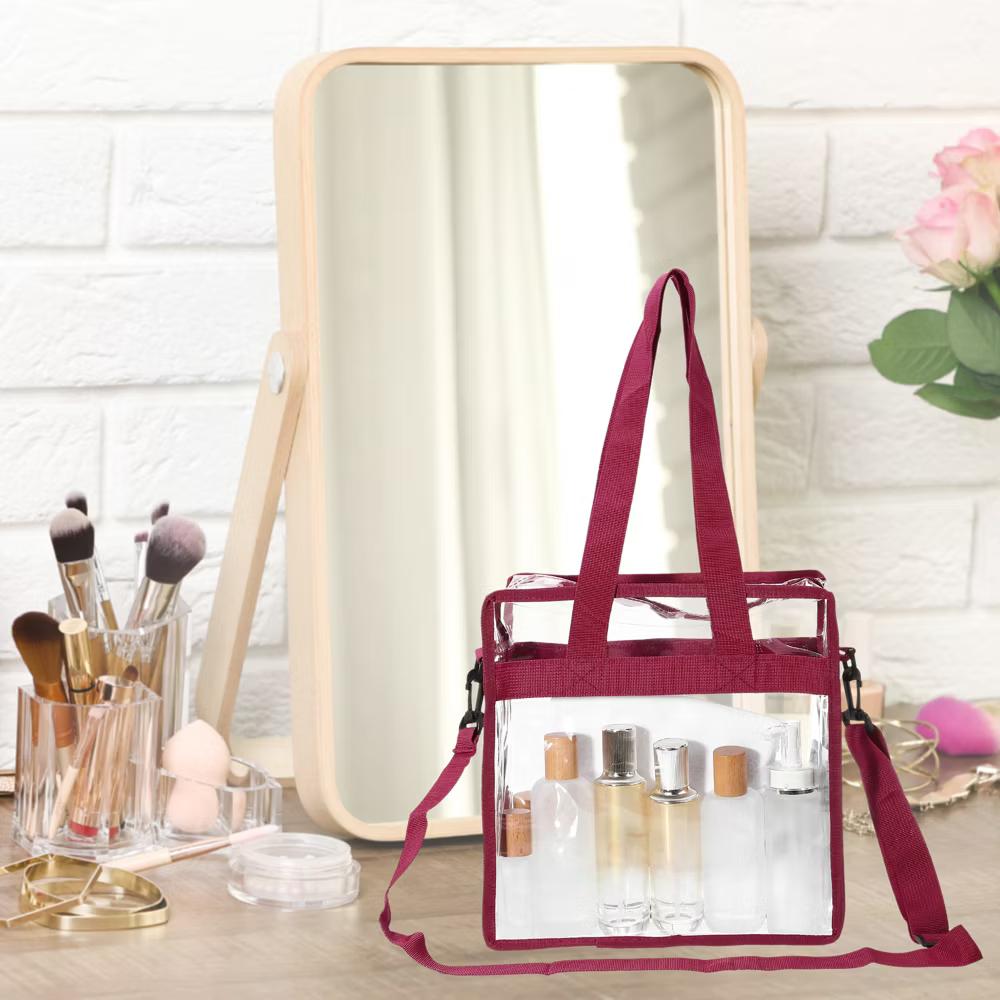 Zipper Clear Makeup Bag 1 Pc - Image 13