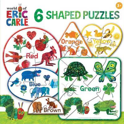 Eric Carle - Colors 6-Pack Mini Shaped Puzzles