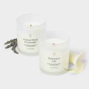 Gift Set of 2 Jar Candle 4.5oz