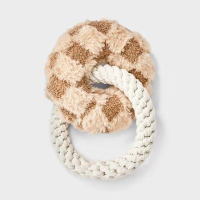 Chain Plush with Rope Dog Toy - Image 2