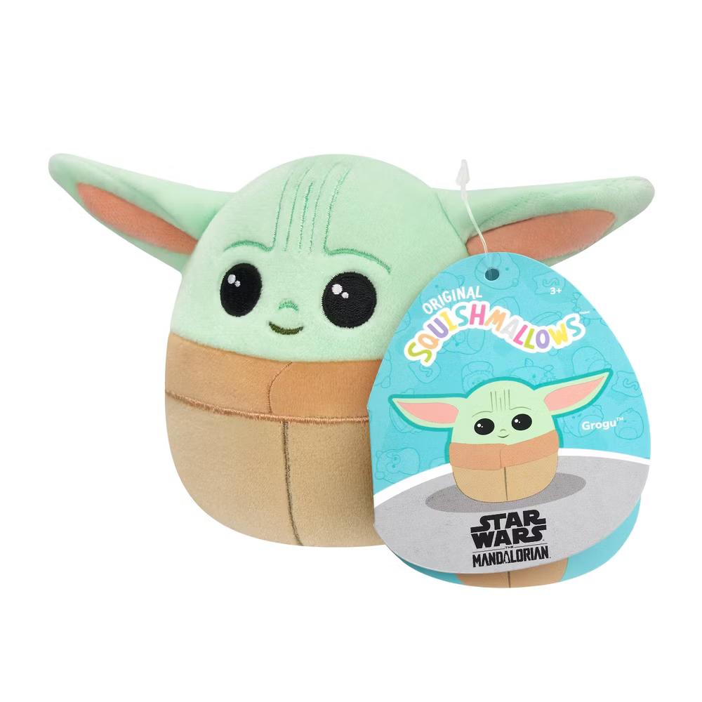 The Mandalorian 12" Mandalorian with 3.5" Grogu Medium Plush Toy - Image 17