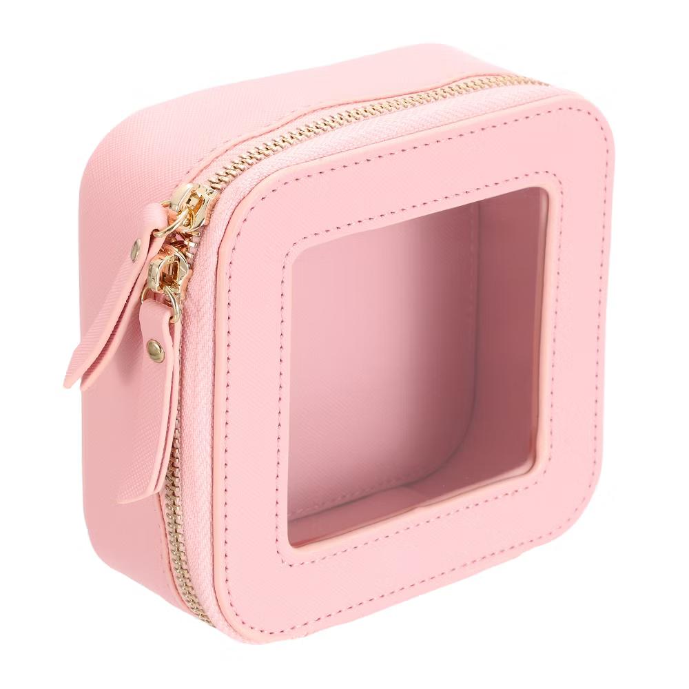 Waterproof Clear Travel Toiletry Organizing Makeup Bag 5" x 5" - Image 14