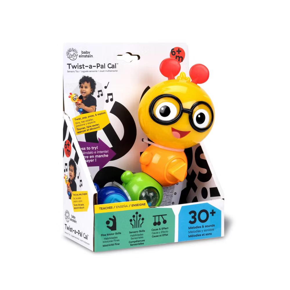 Baby Einstein Twist-a-Pal Cal Sensory Toy - 6-36m - Image 2