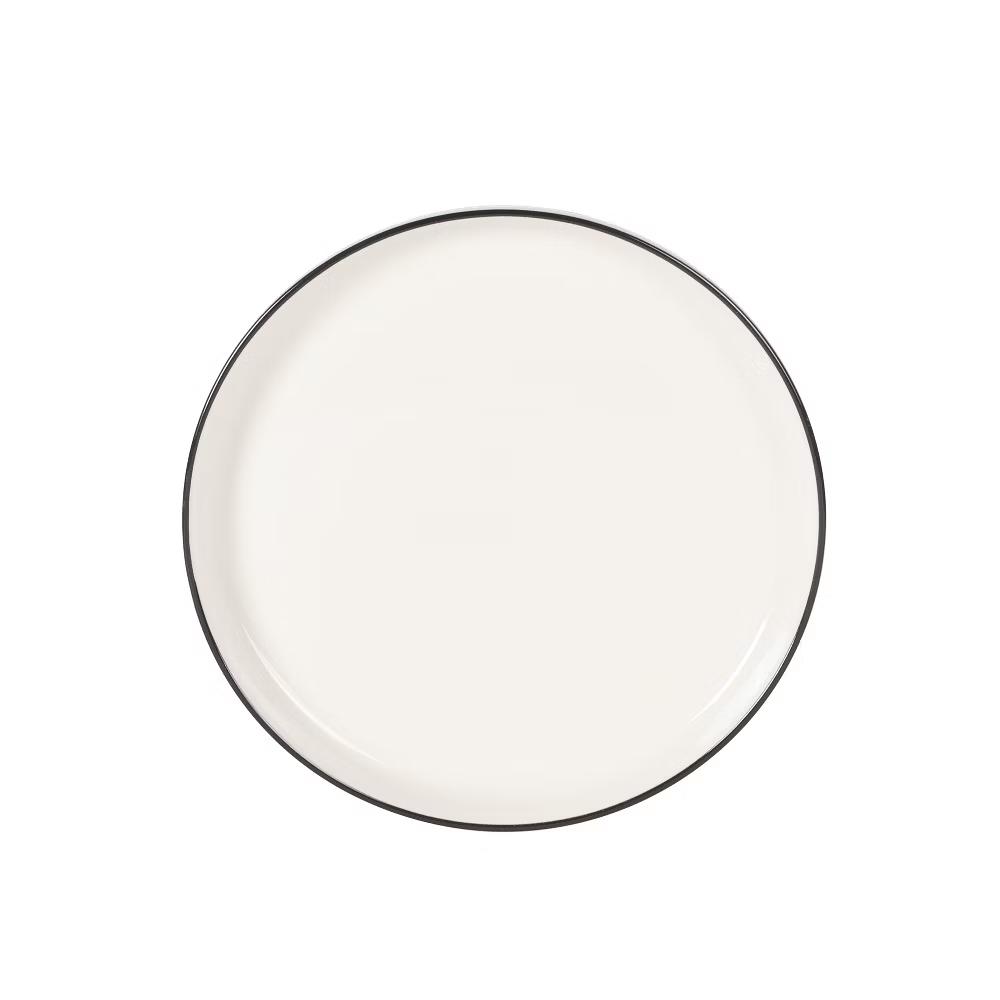 Oslo 12 Piece Porcelain Dinnerware Set – Dinner Plates, Salad Plates & Bowls, Classic White Everyday Dish Set, Dishwasher Safe - Image 6