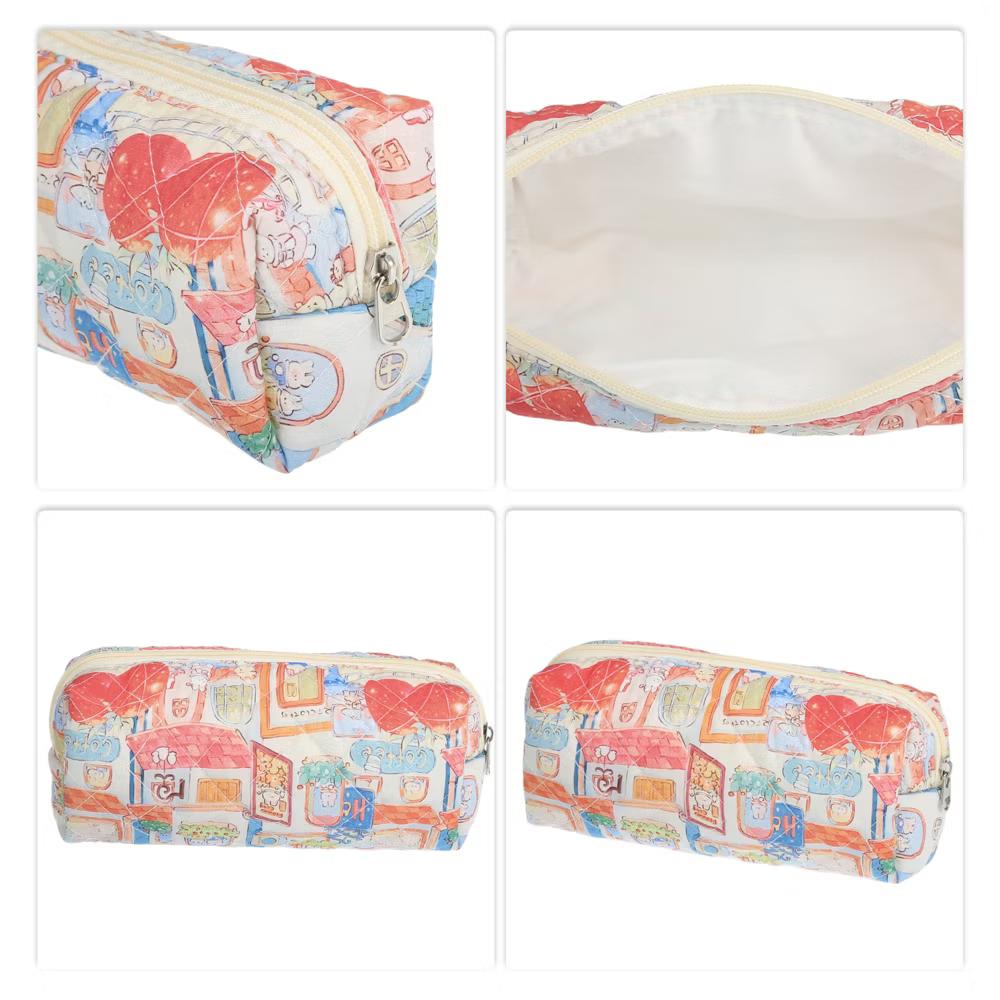 Durable Small Quilted Bunny Makeup Bag Assorted Color 1 Pc - Image 3