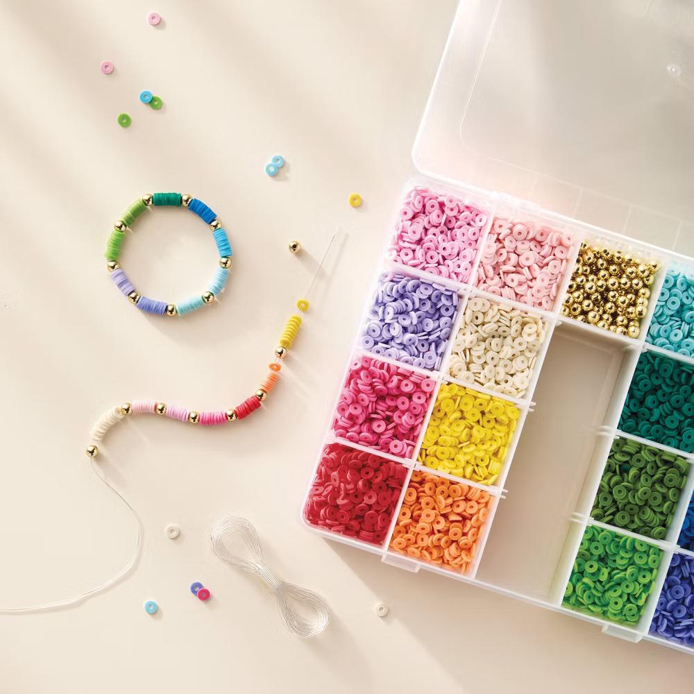 Flat Clay Beads Bracelet Kit - Image 3