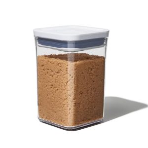 POP 3pc Food Storage Container Value Set White: Air Tight Seal, Dishwasher-Safe, 1.1 Qt Capacity