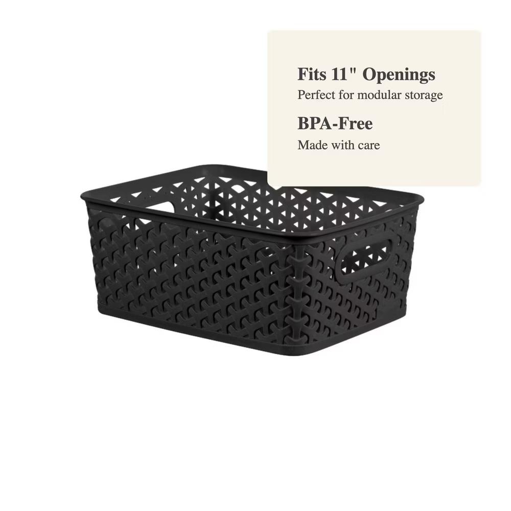 Y-Weave Small Decorative Storage Basket - Image 7