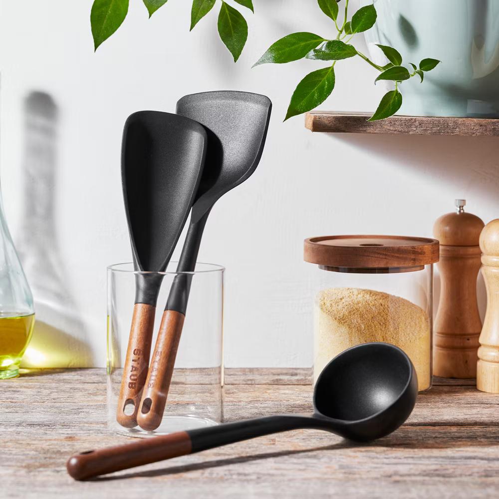 Staub Silicone with Wood Handle Cooking Utensil Sets - Image 7