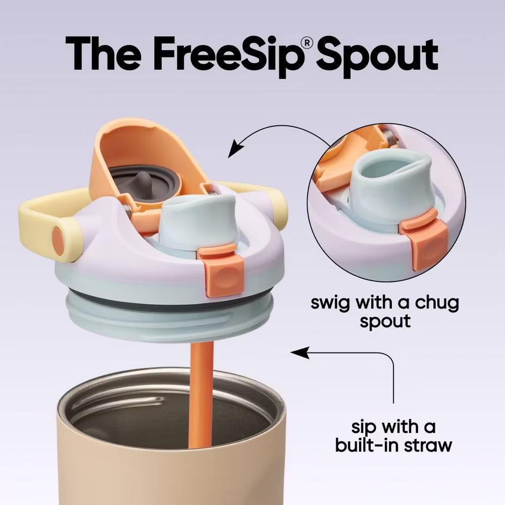 Stainless Steel FreeSip Sway Water Bottle - Image 13