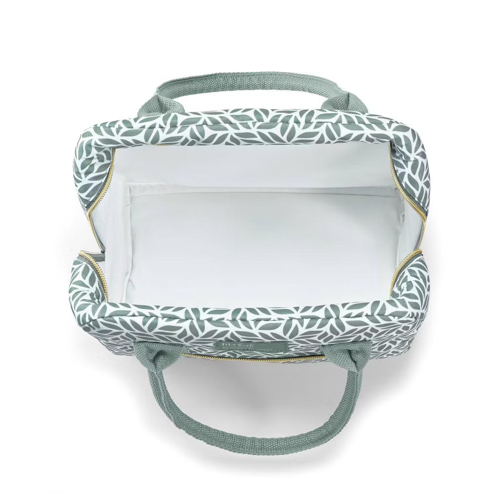 Bloomington Lunch Bag - Sage Tesselating Geo: Insulated Lunchbox Set - Image 6