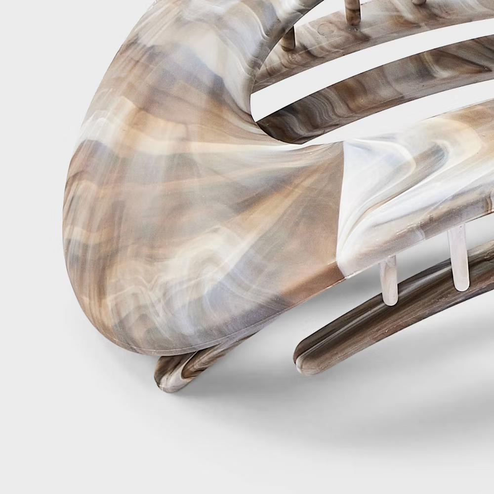 Marble Oval Shovel Hair Clip - Image 12