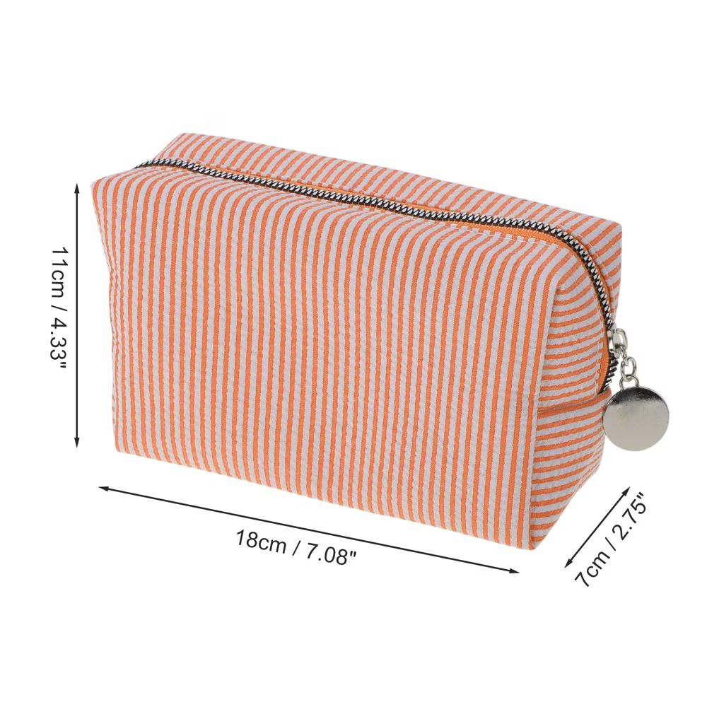 Striped Pattern Makeup Bag for Travel 1 Pc - Image 27