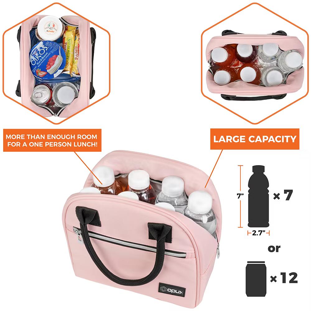 Insulated Lunch Box Women, Cooler Bag Tote Girls Kids Teen Adult, Soft Reusable Thermal Meal Prep Purse - Image 36