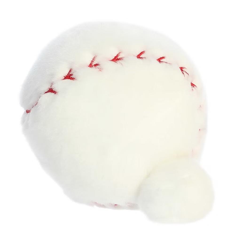 Mini Slugger Baseball Palm Pals Adorable Stuffed Animal White 4" - Image 3