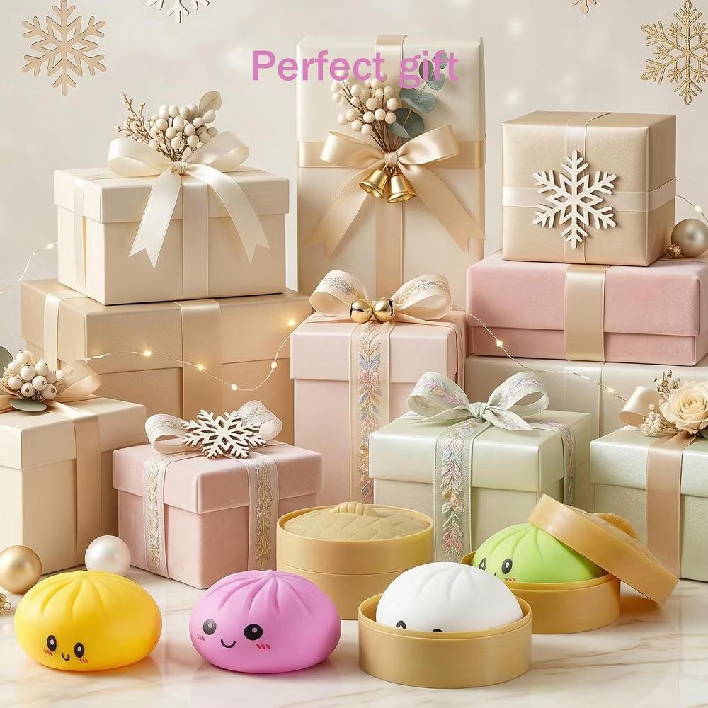 Link Dumpling Squishies, Colorful Dumplings Mystery Box, Stress Balls Fidget Sensory Toy - Image 3
