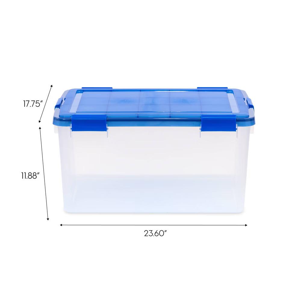 IRIS WeatherPro Plastic Storage Bin with Lid - Image 40