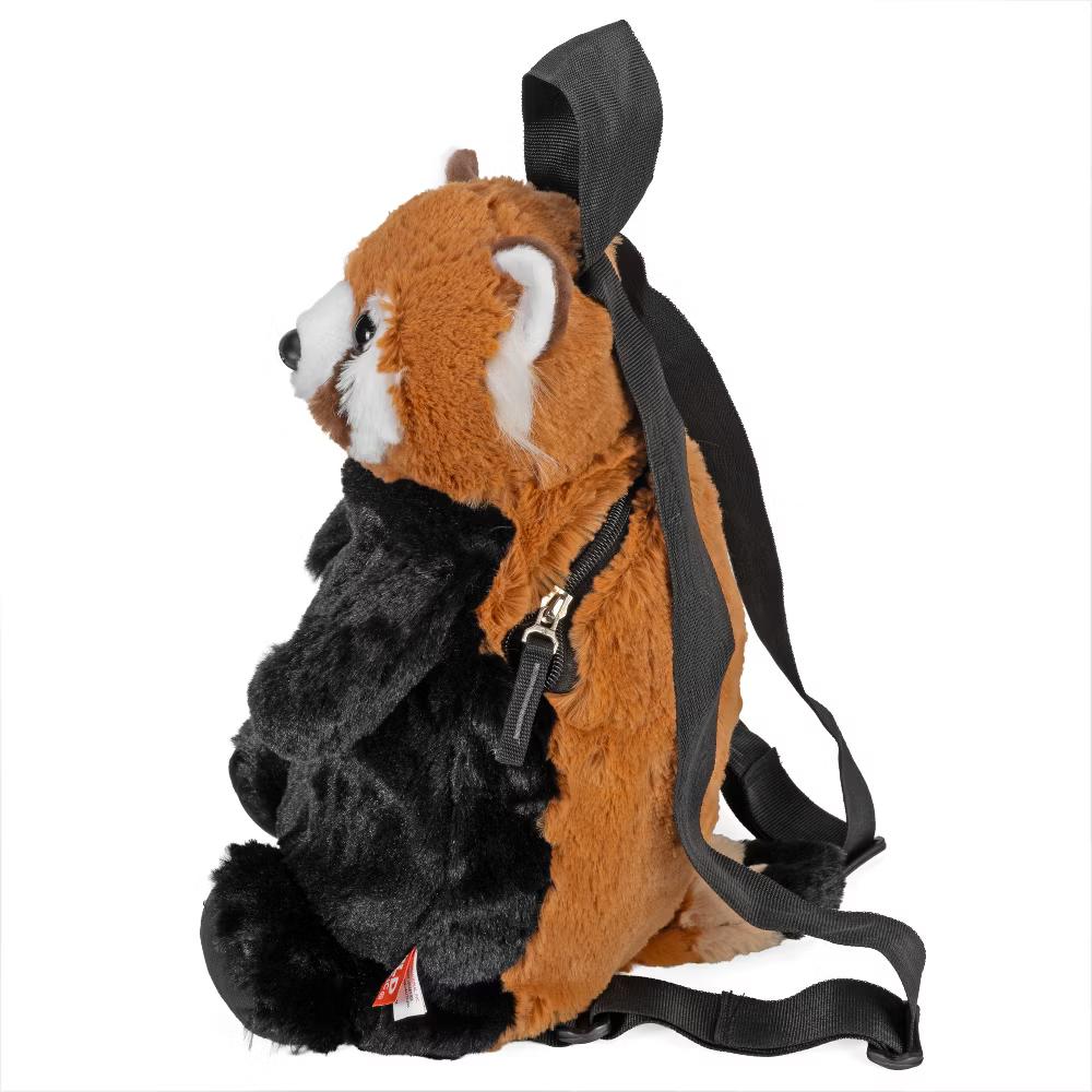 Backpack Red Panda, Mini Backpack, Animal Bag, 14 Inches, Gift for Kids, Plush Zoo Animal
