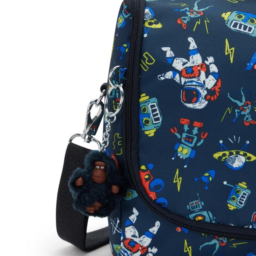 Kipling New Kichirou Printed Lunch Bag - Image 41