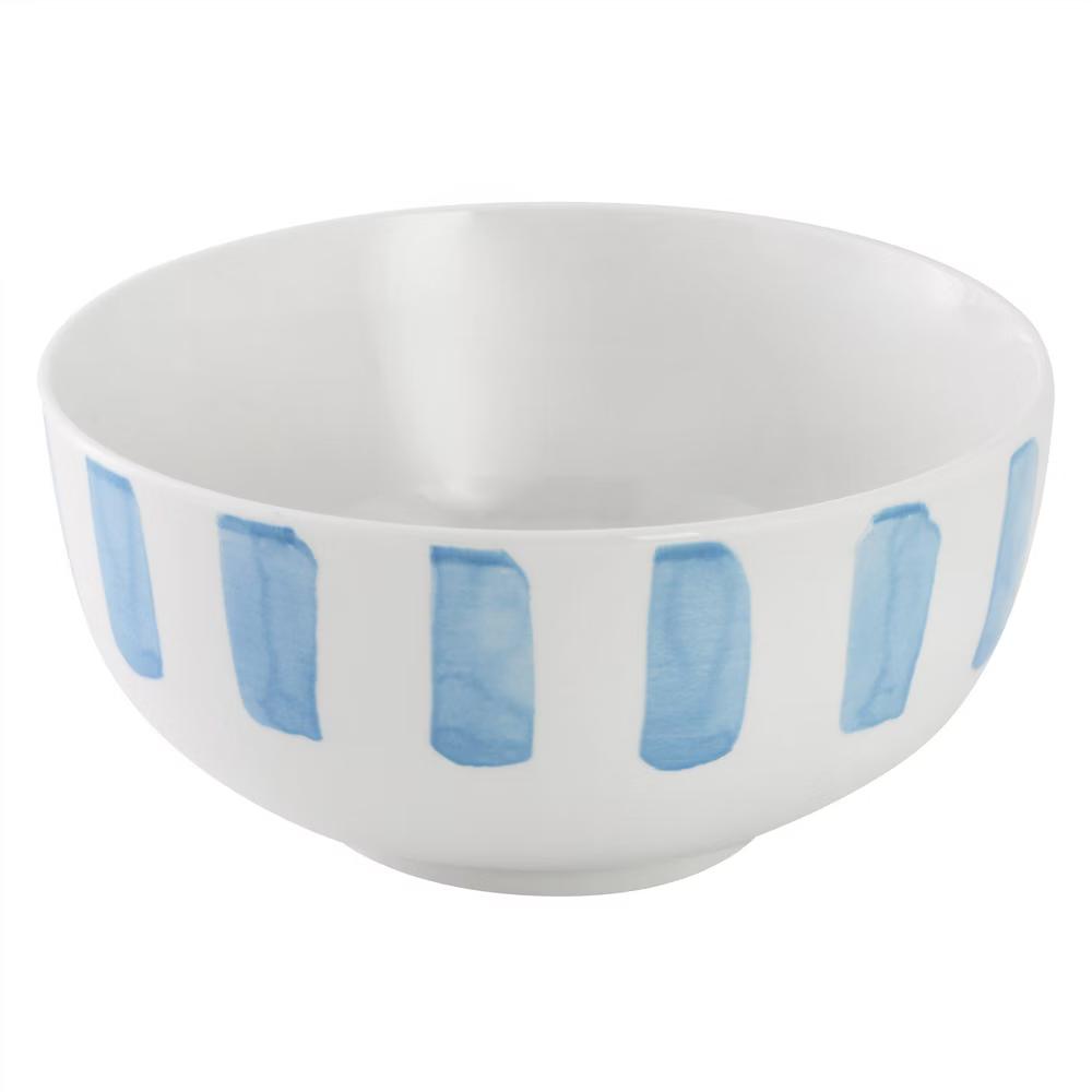 Picnic 2 Piece Fine Ceramic Cereal Bowl Set in Green - Image 6