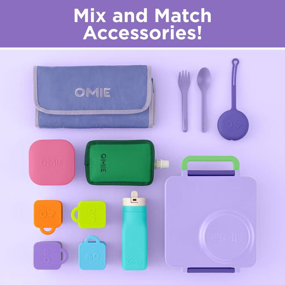 OMIEBox Insulated Bento Lunch Box with Leakproof Thermos Food Jar 3 Compartments - Image 33