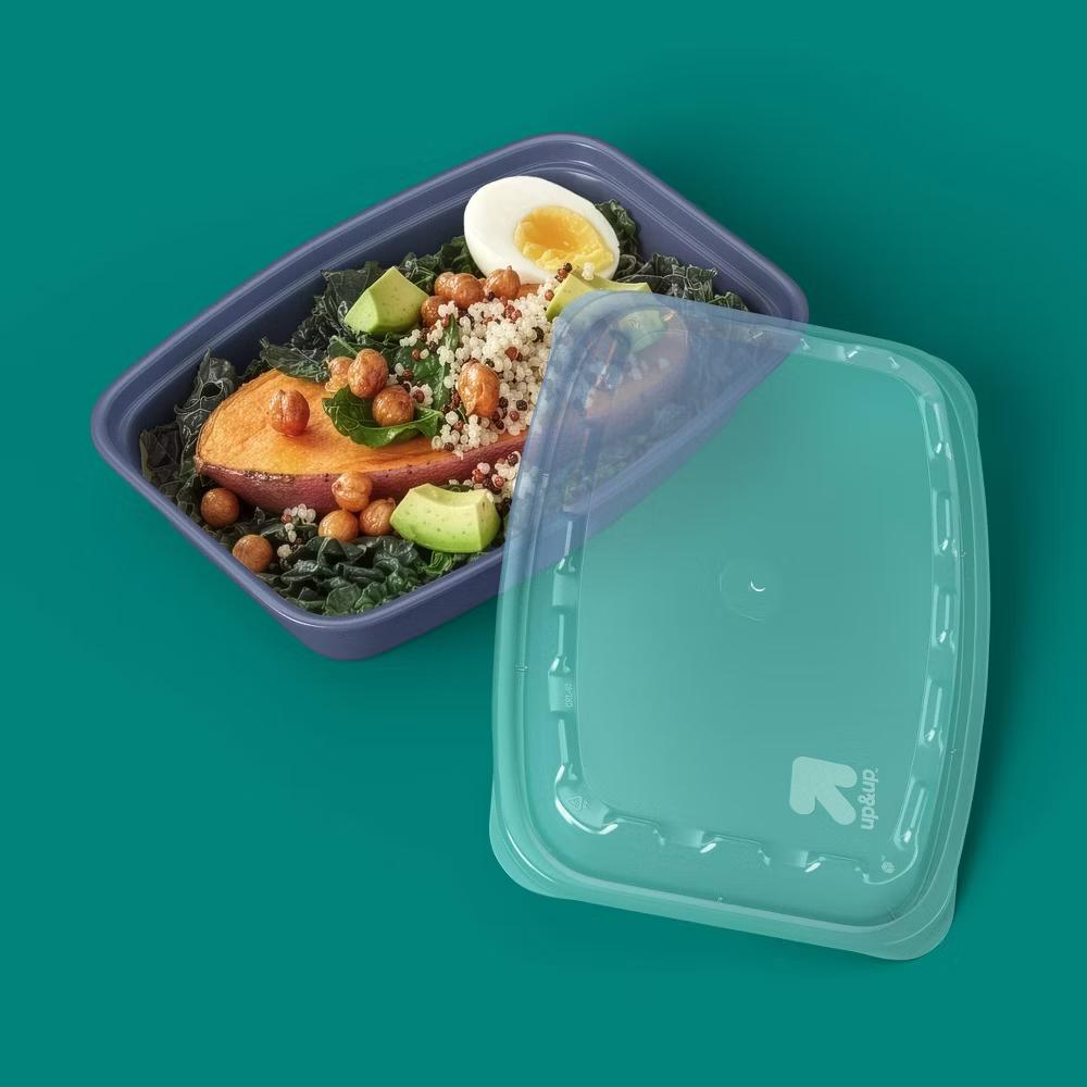 28oz 20pc Meal Prep Food Storage Containers - Rectangle - 3.5 cup single compartment - 10pk - Image 3