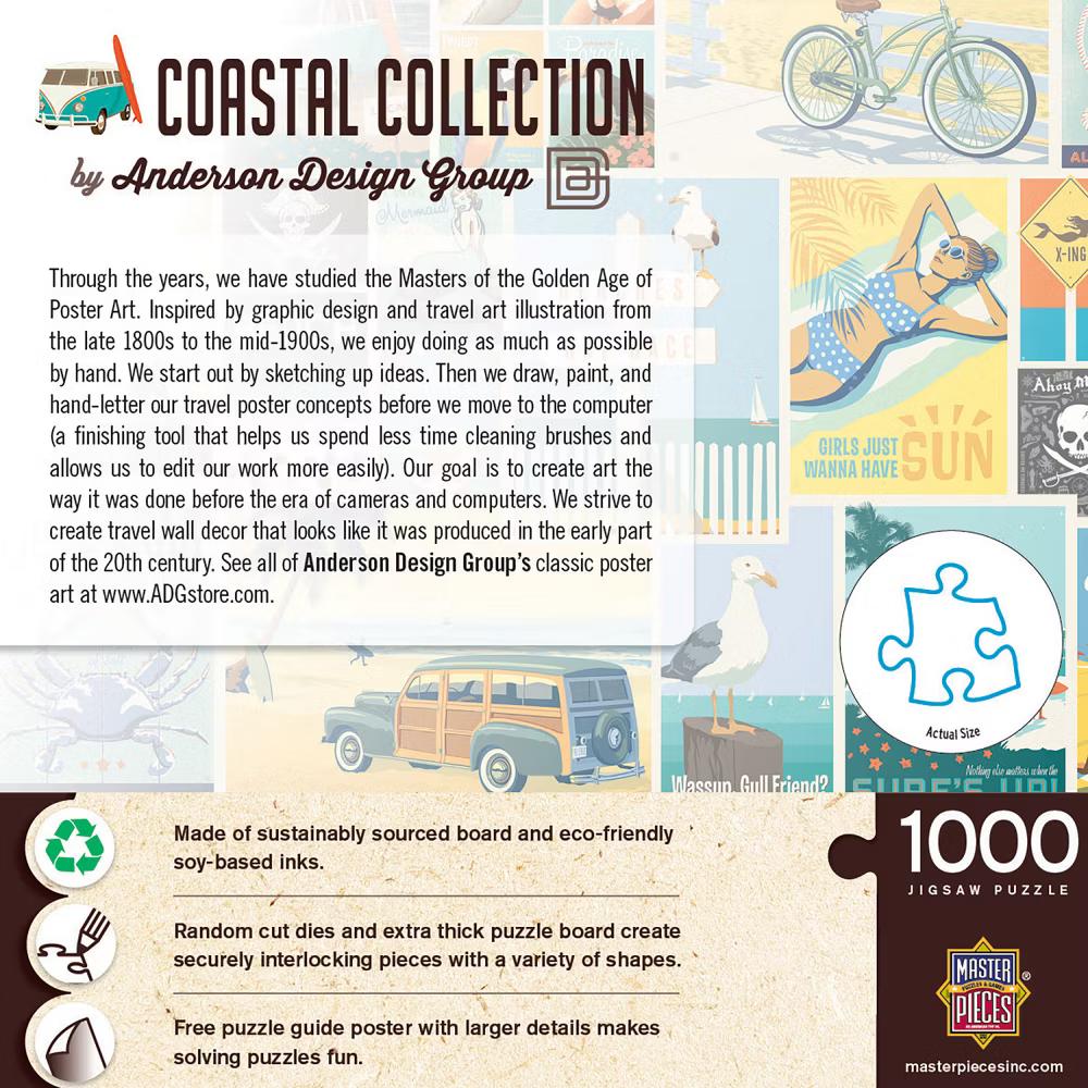 1000 Piece Jigsaw Puzzle - Coastal Collection - 19.25"x26.75" - Image 6