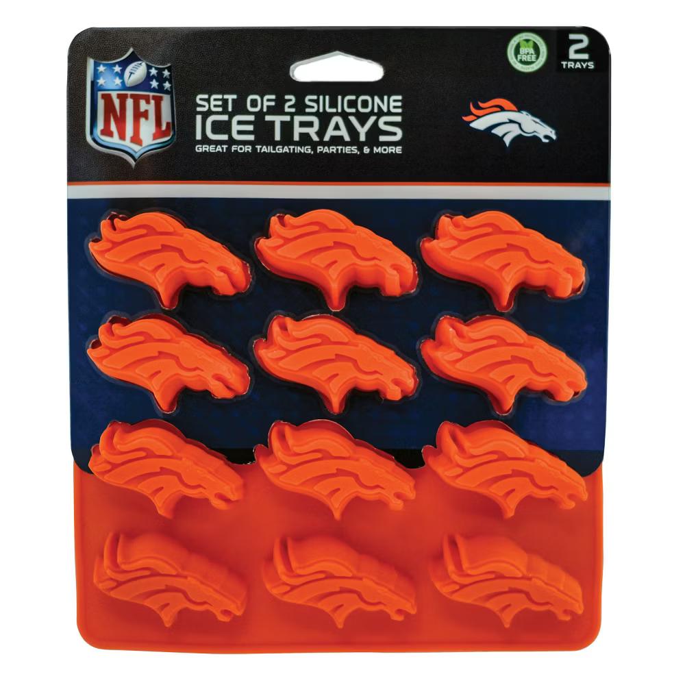 FanPans 2-Pack Team Ice Cube Trays - NFL Denver Broncos - Image 3