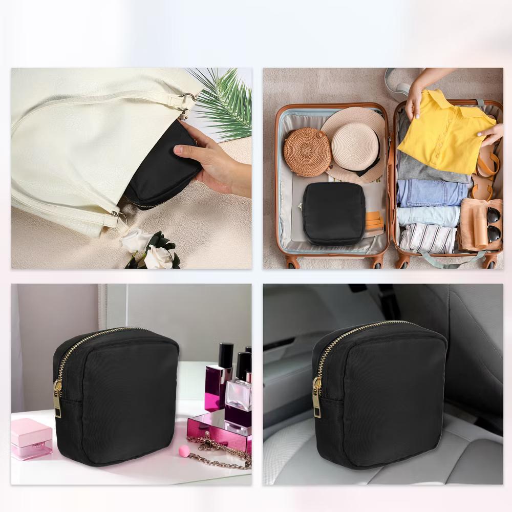 Waterproof Nylon Mini Makeup Bag 1 Pc - Image 4