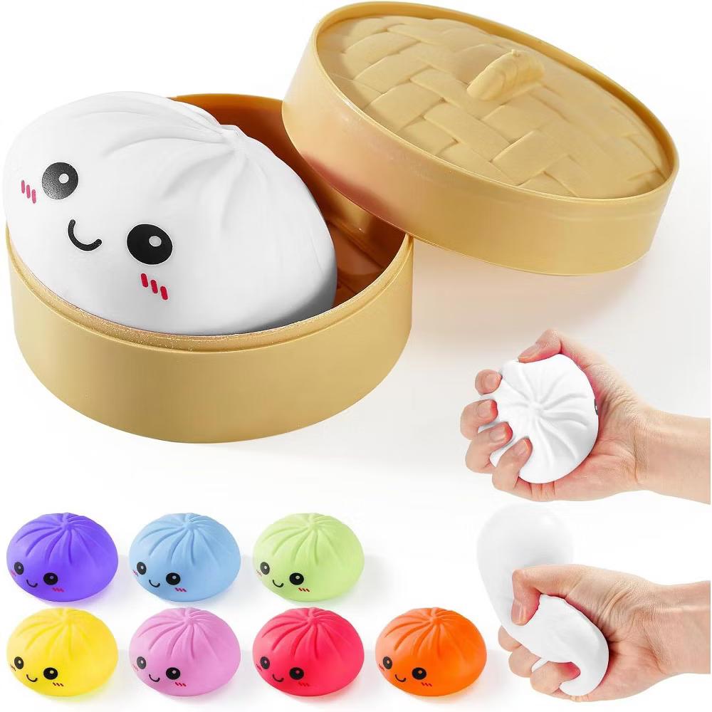 Link Dumpling Squishies, Colorful Dumplings Mystery Box, Stress Balls Fidget Sensory Toy - Image 11